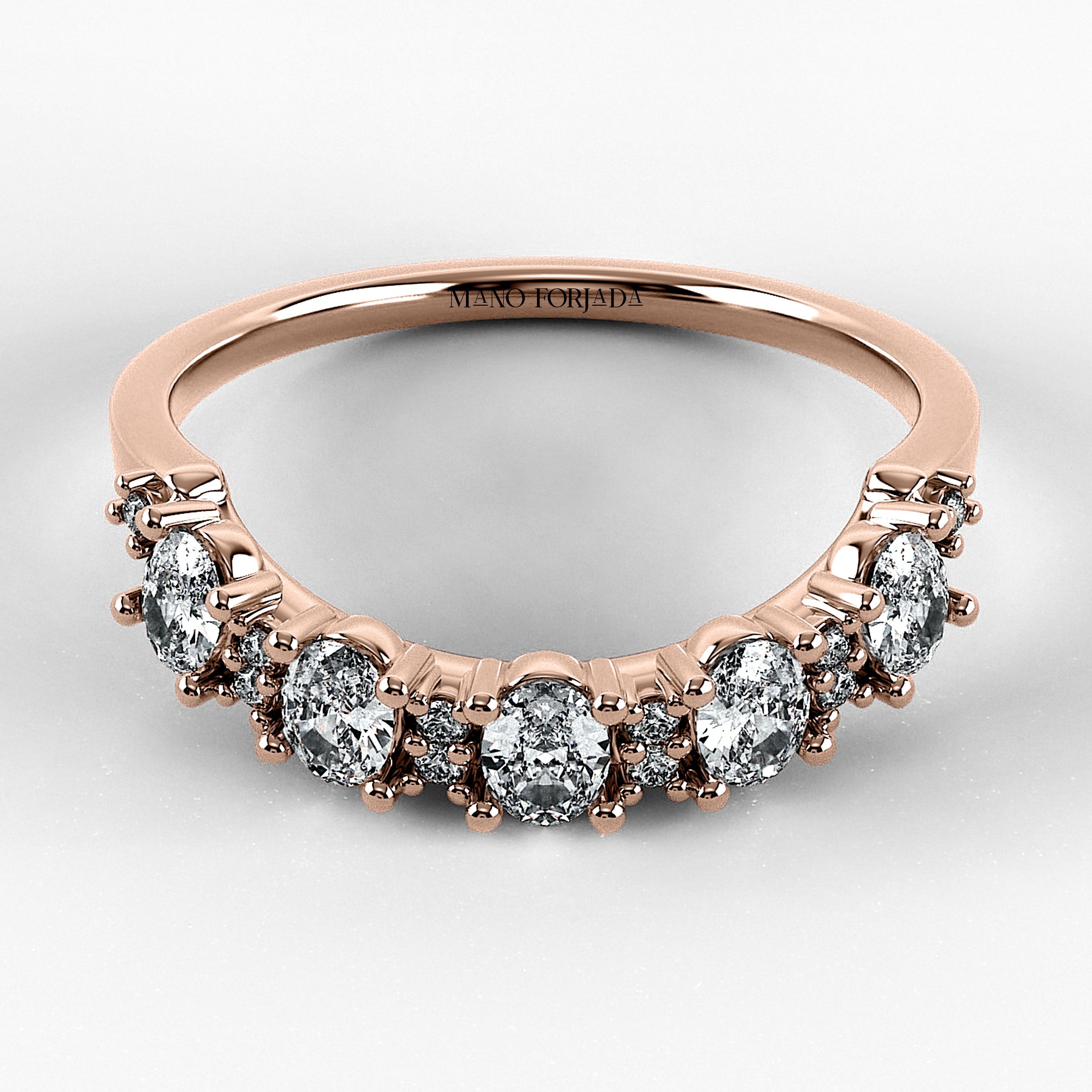 Churumbela Aurora (CH1003) en oro rosa