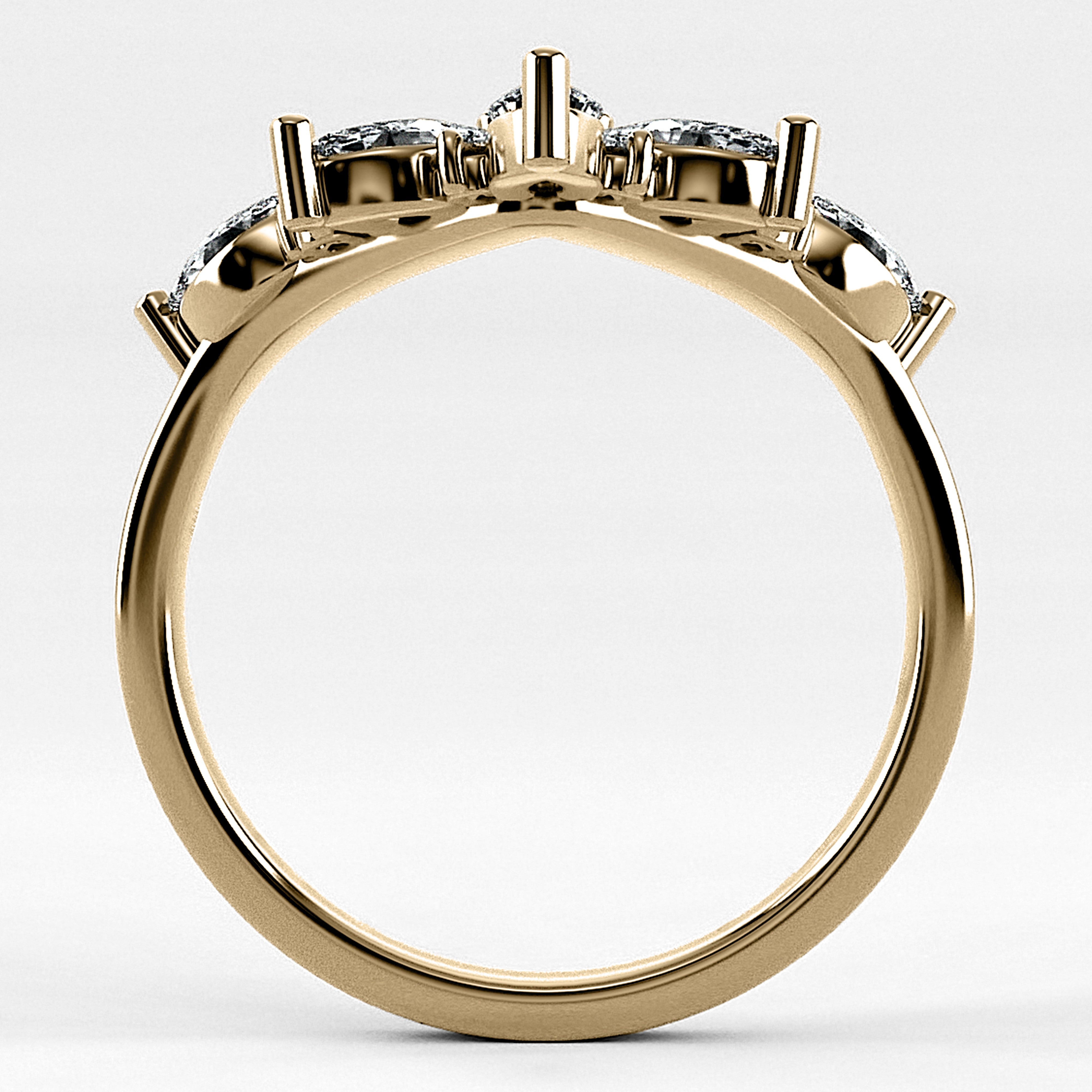 Churumbela Diadema (CH1004) en oro amarillo