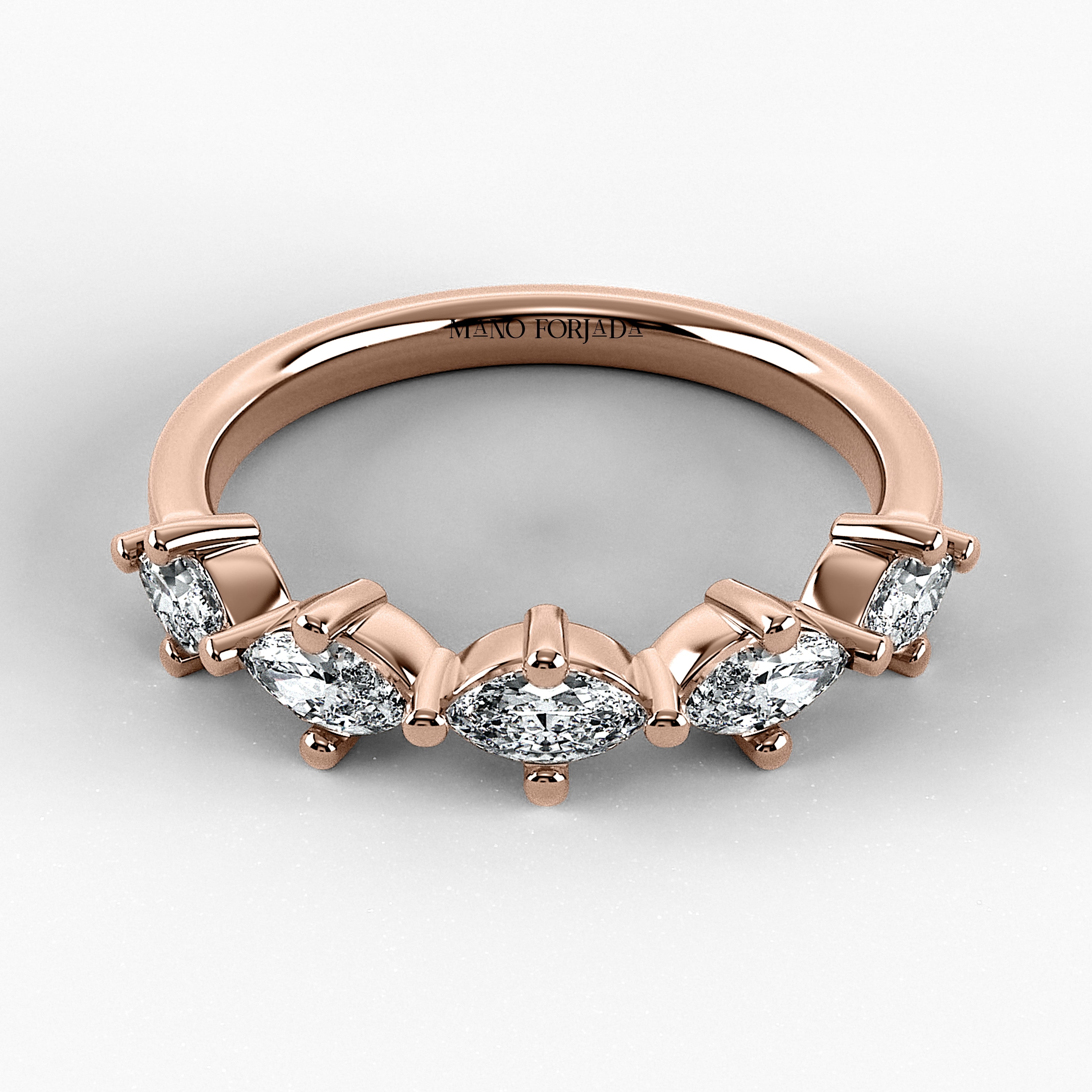 Churumbela Laurel (CH1020) en oro rosa