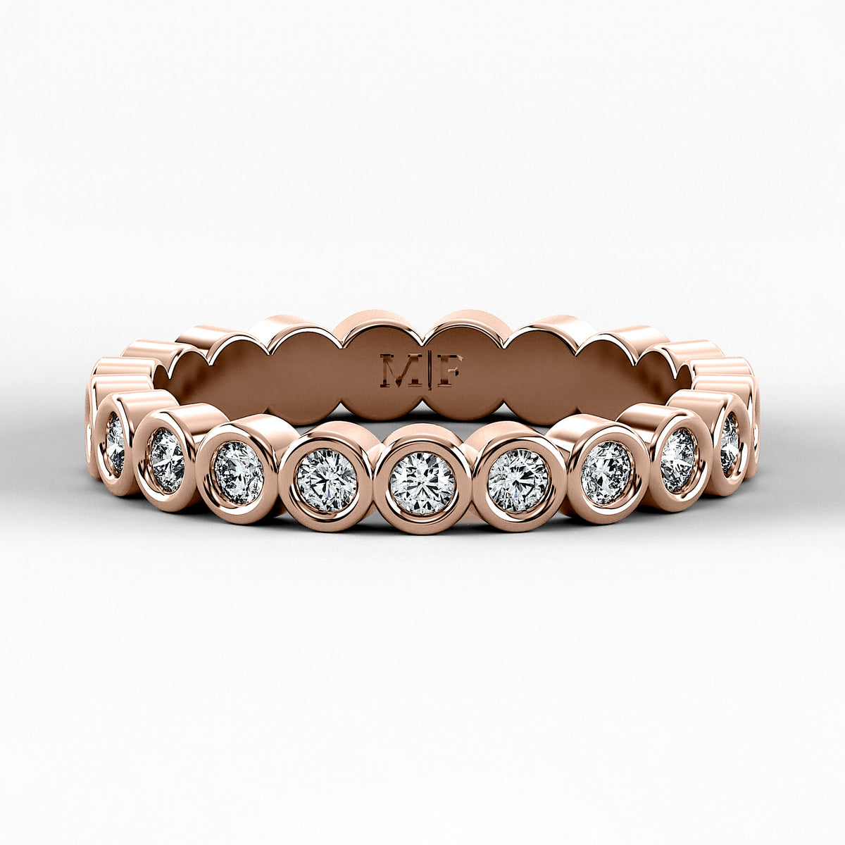 Churumbela Burbujas (CH1029) en oro rosa