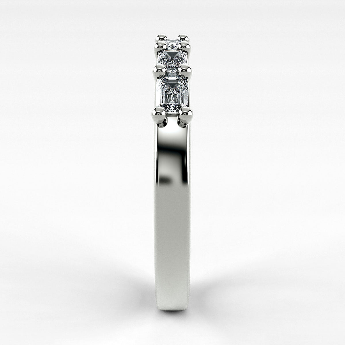 Churumbela Baguette (CH1031) en oro blanco