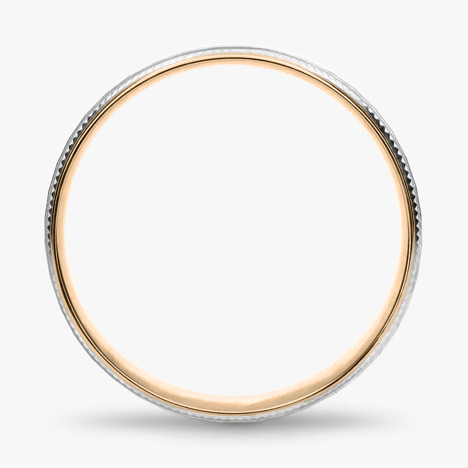 Argolla Estanque Confort Rellena 6mm en oro amarillo