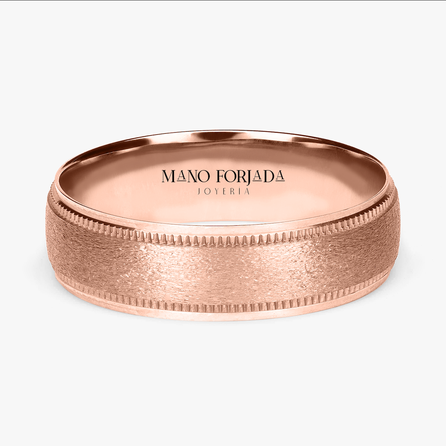 Argolla Céfiro Confort Rellena 6mm en oro amarillo