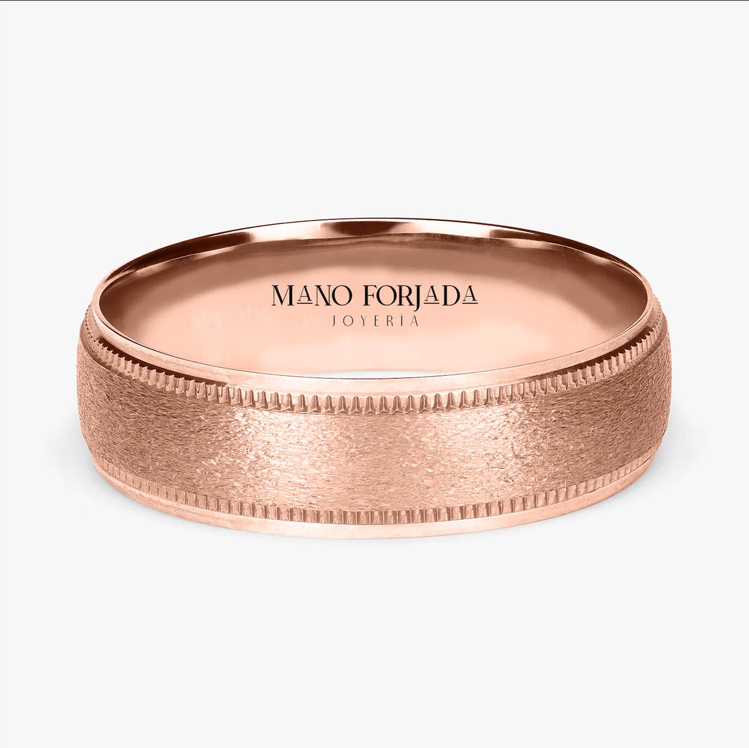 Argolla Céfiro Confort Rellena 6mm en oro amarillo