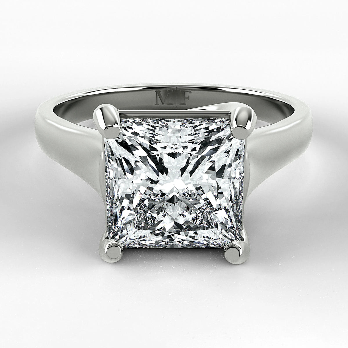 Anillo de Compromiso Imperia - Princess en oro blanco - vista 1
