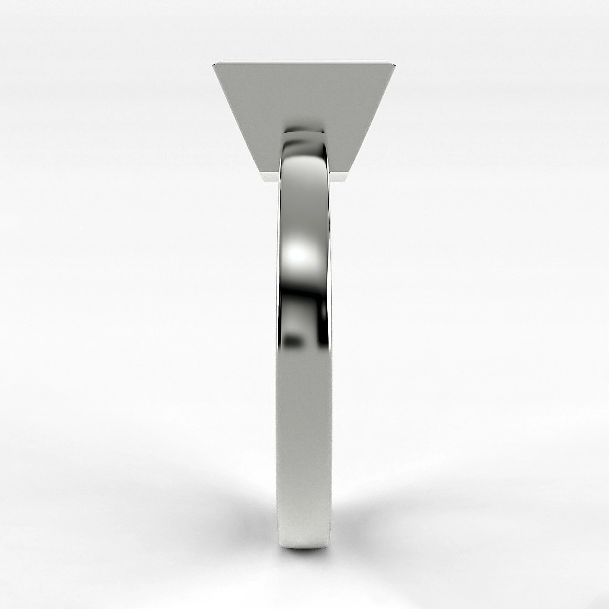 Anillo de Compromiso Eclipse - Princess en oro blanco - vista 2