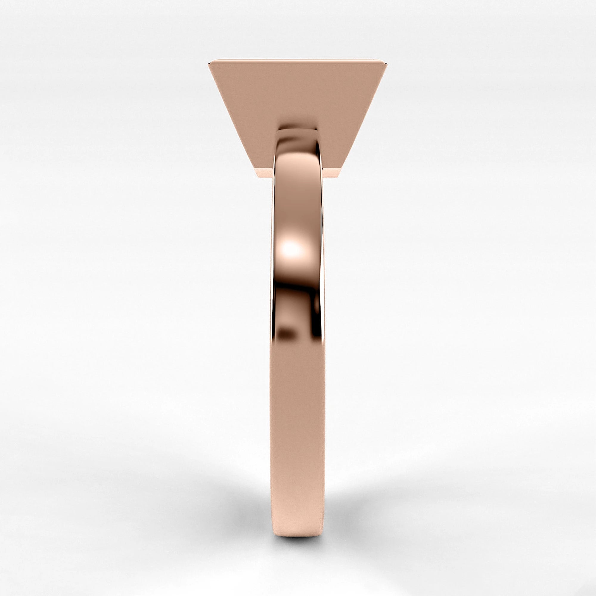 Anillo de Compromiso Eclipse - Princess en oro rosa - vista 2