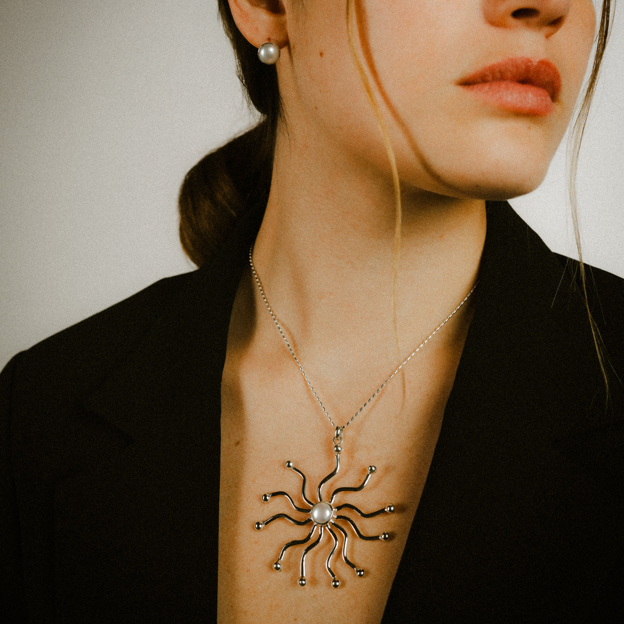 Juegos Dije y Arete en Plata .925