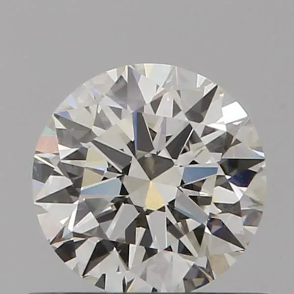 0.53ct Round Natural Diamond (Colour I, Clarity VS2, Cut EX, GIA Certified)