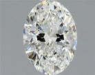 1.00ct Oval Natural Diamond (Colour H, Clarity VVS2, GIA Certified)