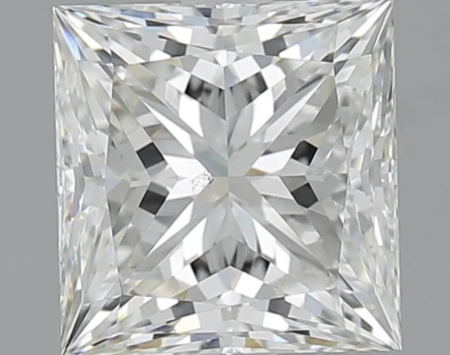 2.01ct Princess Natural Diamond (Colour I, Clarity VS2, Cut EX, GIA Certified)