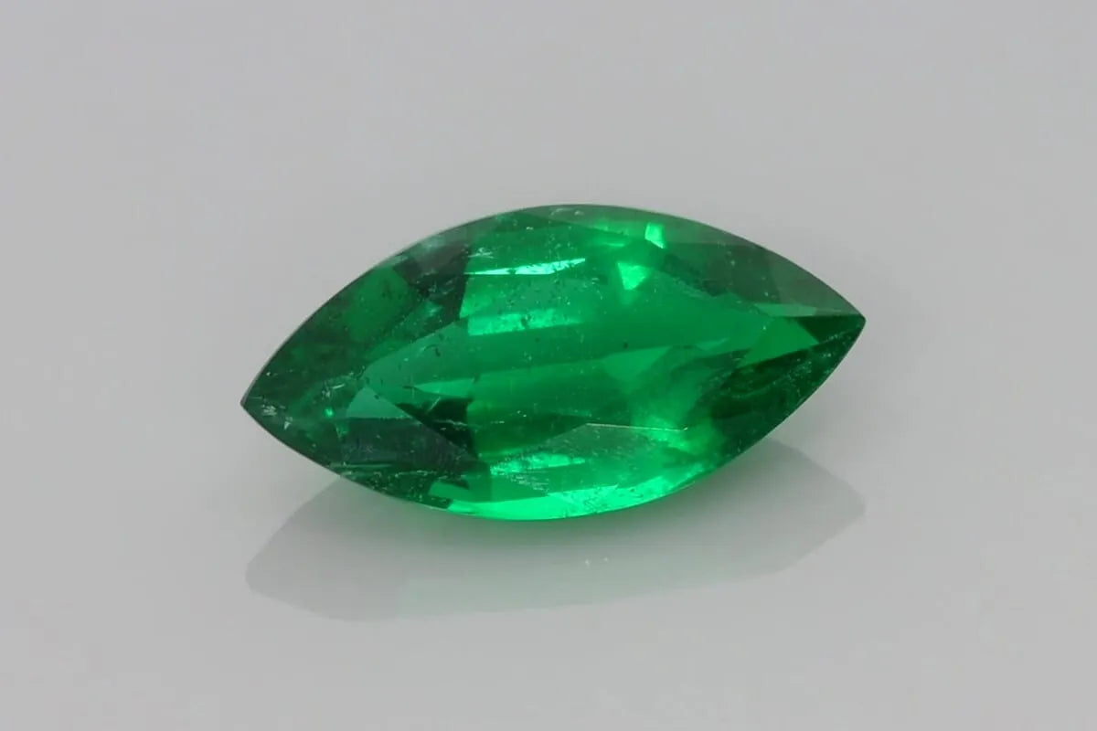 2.46ct Marquise Natural Emerald (Colour Green, Clarity Slightly Included, Cut Faceted)