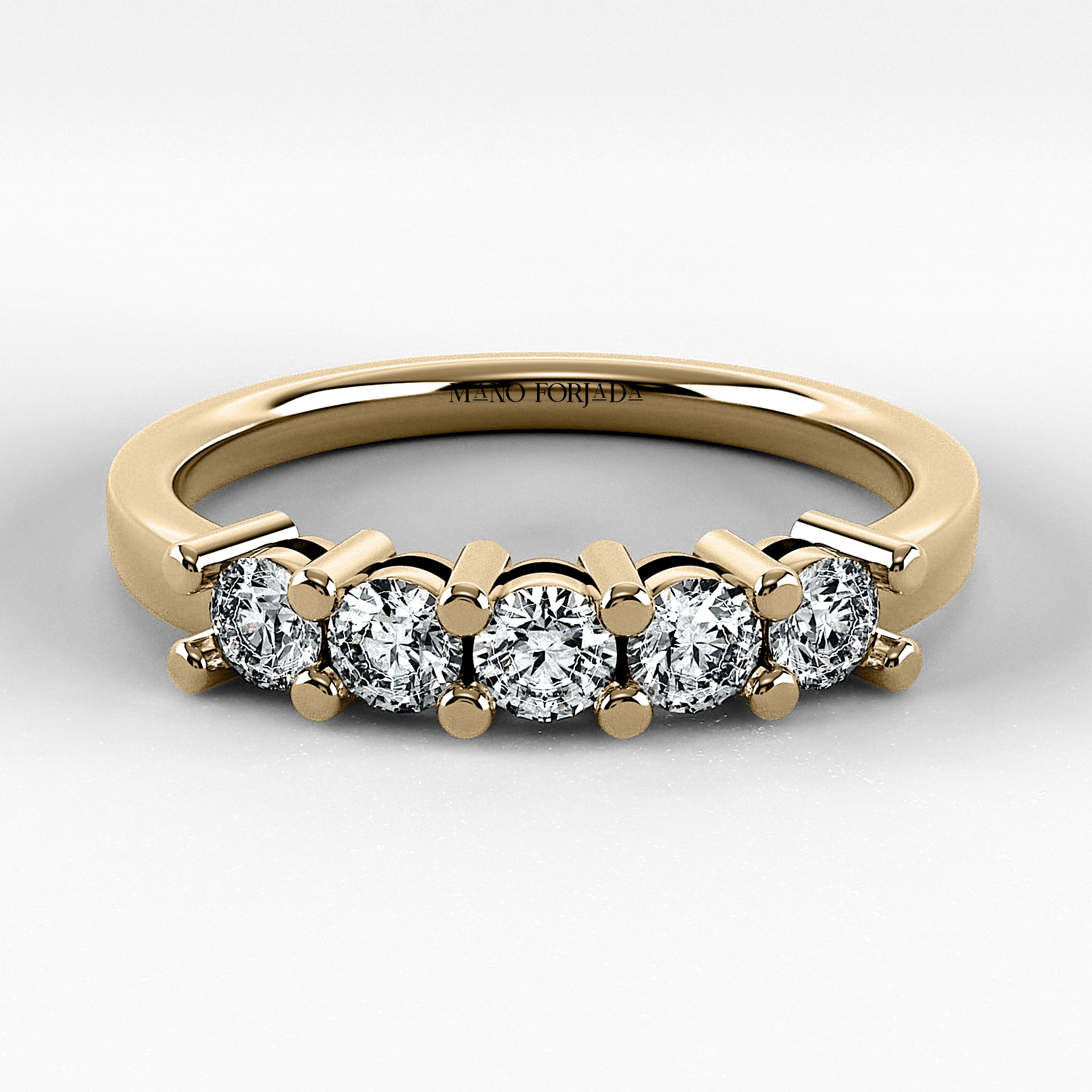 Churumbela Quinteto (CH1015) en oro amarillo