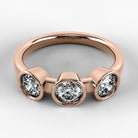 Churumbela Trilogía (CH1018) en oro rosa