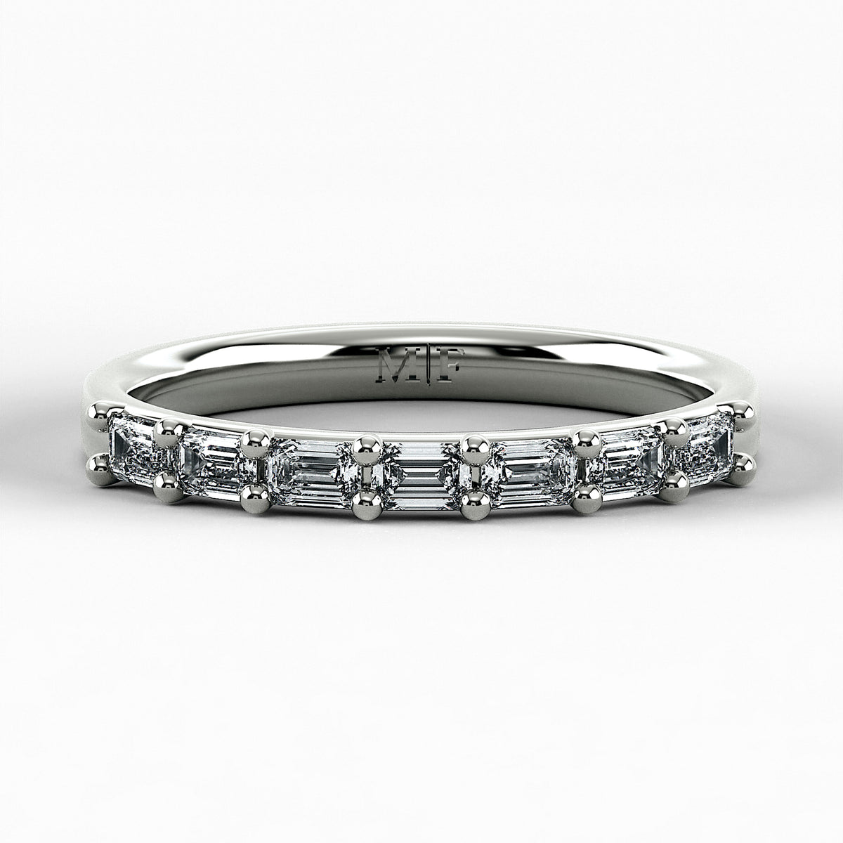 Churumbela Baguette (CH1031) en oro blanco