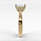 Anillo de Compromiso Origen - Esmeralda en oro amarillo - vista 2