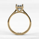 Anillo de Compromiso Origen - Esmeralda en oro amarillo - vista 3