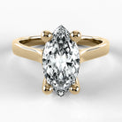 Anillo de Compromiso Origen - Marquesa en oro amarillo - vista 1