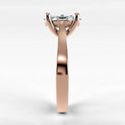 Anillo de Compromiso Origen - Marquesa en oro rosa - vista 2