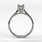Anillo de Compromiso Origen - Marquesa en oro blanco - vista 3