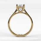 Anillo de Compromiso Origen - Oval en oro amarillo - vista 3