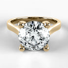 Anillo de Compromiso Origen - Redondo en oro amarillo - vista 1