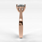 Anillo de Compromiso Origen - Redondo en oro rosa - vista 2