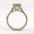 Anillo de Compromiso Origen - Redondo en oro amarillo - vista 3