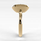 Anillo de Compromiso Núcleo - Marquesa en oro amarillo - vista 2