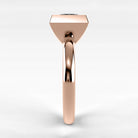 Anillo de Compromiso Núcleo - Princess en oro rosa - vista 2