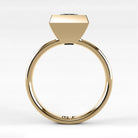 Anillo de Compromiso Núcleo - Princess en oro amarillo - vista 3