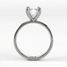 Anillo de Compromiso Latido - Esmeralda en oro blanco - vista 3