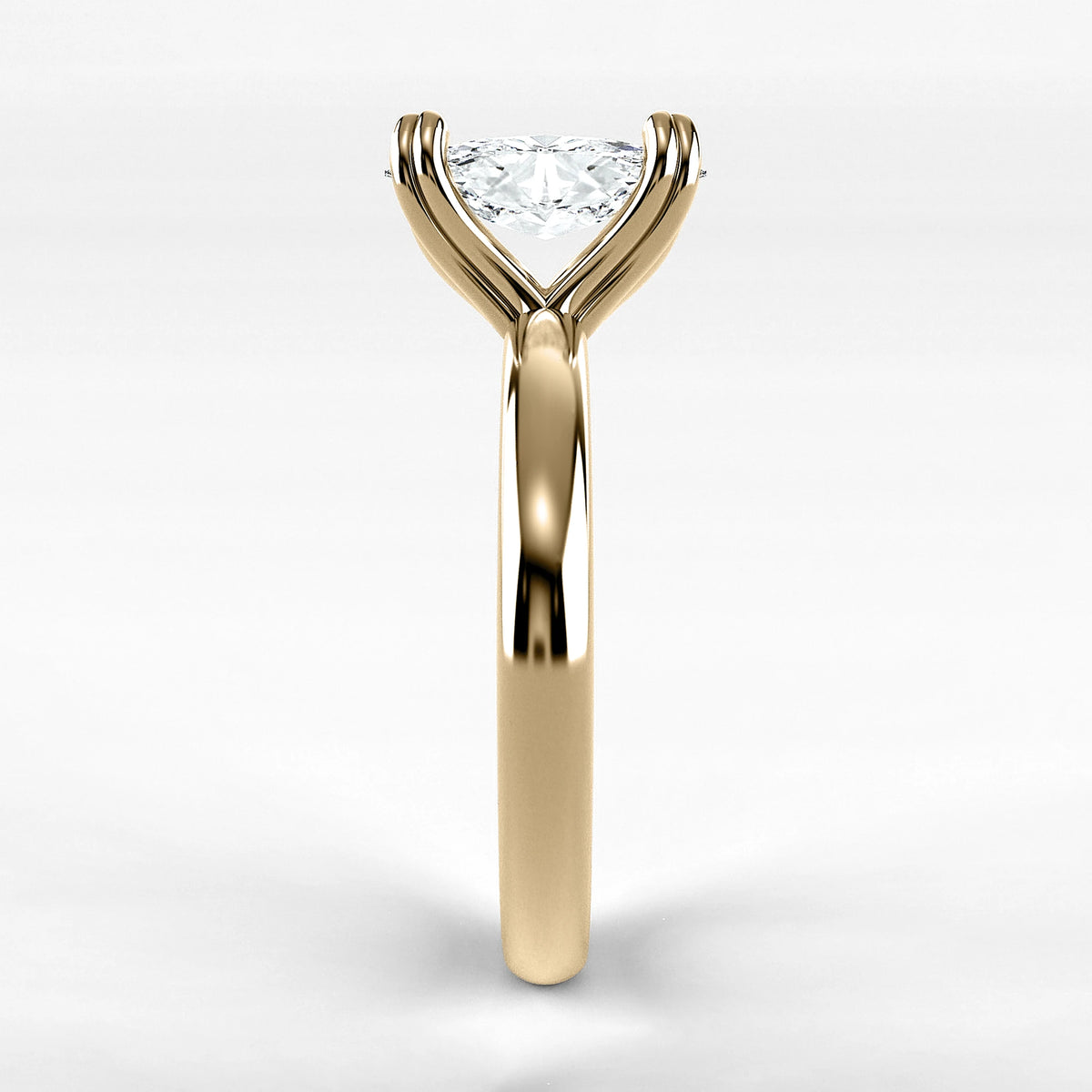 Anillo de Compromiso Latido - Marquesa en oro amarillo - vista 2