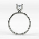 Anillo de Compromiso Latido - Marquesa en oro blanco - vista 3