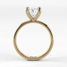 Anillo de Compromiso Latido - Oval en oro amarillo - vista 3