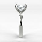 Anillo de Compromiso Latido - Princess en oro blanco - vista 2