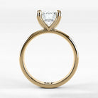 Anillo de Compromiso Latido - Redondo en oro amarillo - vista 3