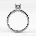 Anillo de Compromiso Vínculo - Marquesa en oro blanco - vista 3