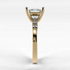 Anillo de Compromiso Vínculo - Princess en oro amarillo - vista 2