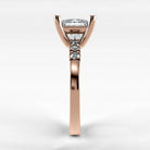 Anillo de Compromiso Vínculo - Princess en oro rosa - vista 2