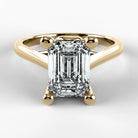 Anillo de Compromiso Alianza - Esmeralda en oro amarillo - vista 1