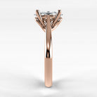 Anillo de Compromiso Alianza - Marquesa en oro rosa - vista 2