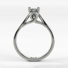Anillo de Compromiso Alianza - Marquesa en oro blanco - vista 3