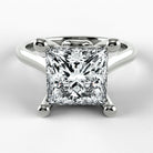 Anillo de Compromiso Alianza - Princess en oro blanco - vista 1