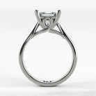 Anillo de Compromiso Alianza - Princess en oro blanco - vista 3