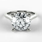 Anillo de Compromiso Alianza - Redondo en oro blanco - vista 1