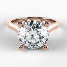 Anillo de Compromiso Alianza - Redondo en oro rosa - vista 1