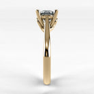 Anillo de Compromiso Alianza - Redondo en oro amarillo - vista 2