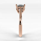 Anillo de Compromiso Alianza - Redondo en oro rosa - vista 2