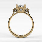 Anillo de Compromiso Umbral - Oval en oro amarillo - vista 3